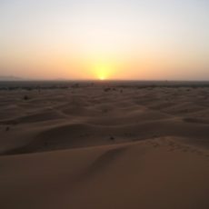 Desierto acercándose